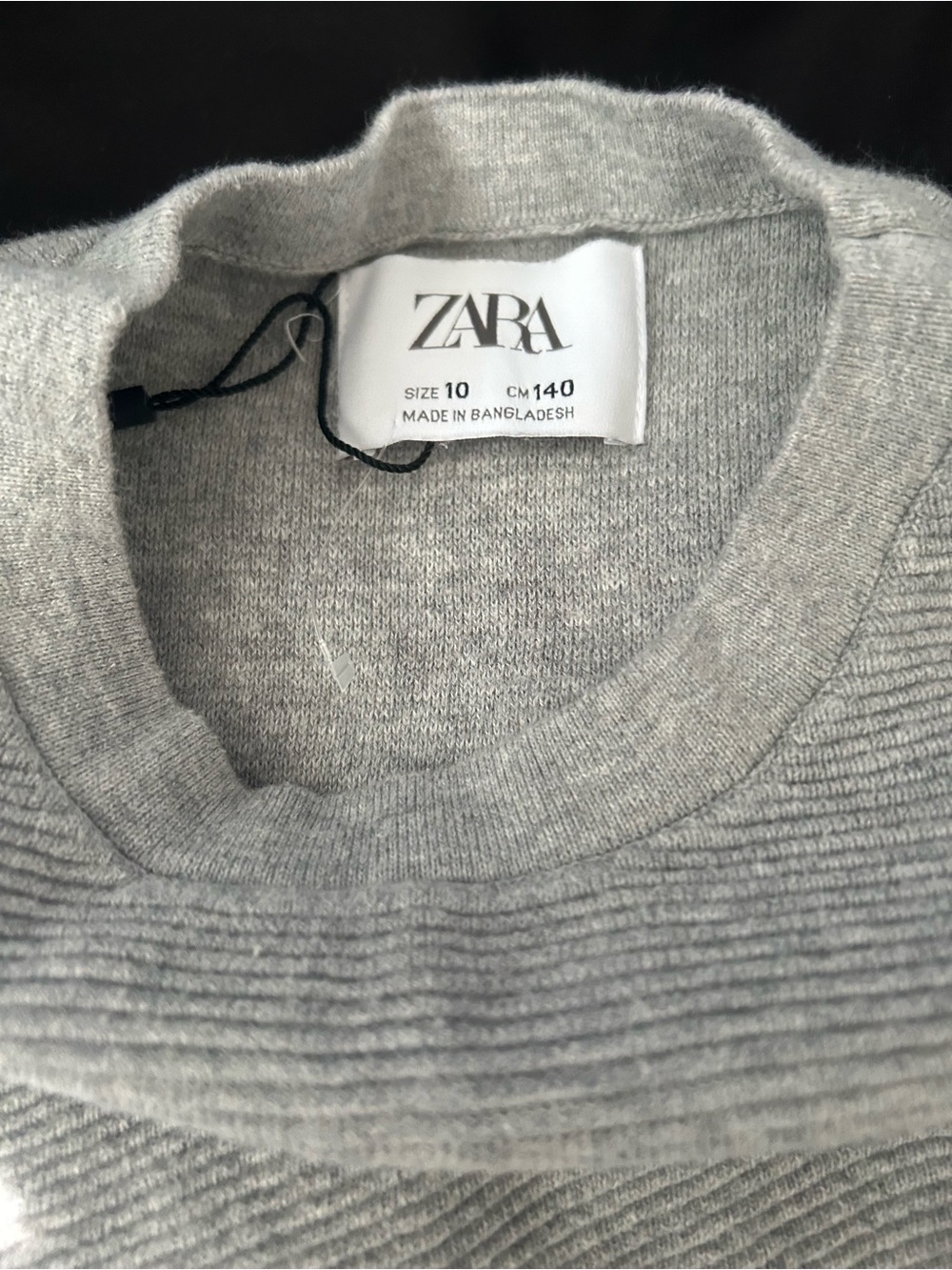 ZARA Men’s Light Gray Turtleneck Sweater